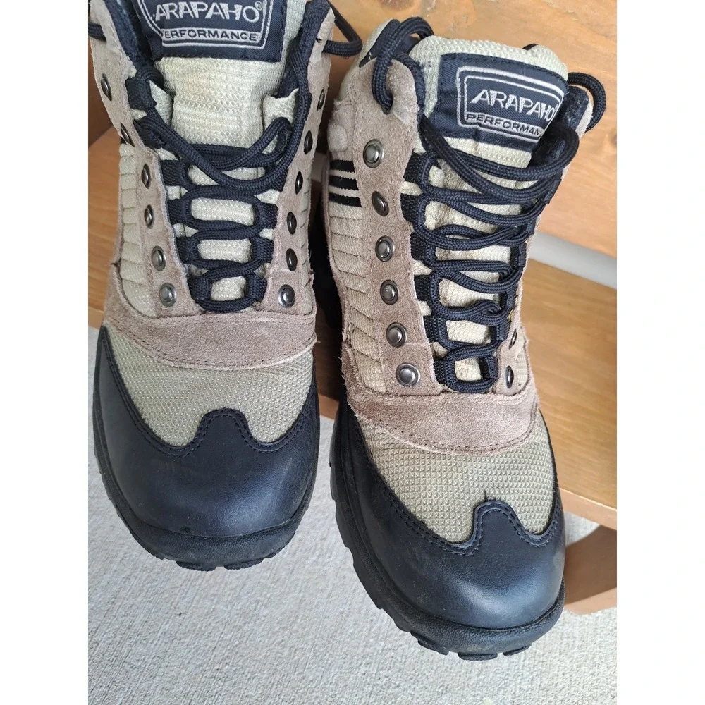Arapaho Performance Men's Hiking Boots Tan/Brown  Leather/Mesh Blitz 2002 8.5